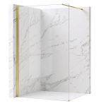 Du&scaron;o Sienelė Rea Flexi Transparent 70 Gold 120X70X195CM