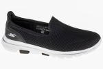 Laisvalaikio batai moterims Skechers Go Walk 5 15901-BKW, juodi