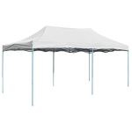 Pop-up sulankstoma proginė palapinė, 3x6m, plienas,, Balta
