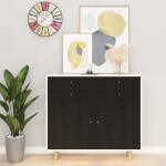 Lipnios plėvelės baldams VidaXL, 500x90cm, juoda