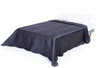 Lovatiesė 220x240 cm tamsi pilka