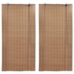 Roletai i&scaron; bambuko, 2vnt., 120x220 cm