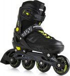 Reguliuojamo dydžio riedučiai Blackwheels Sonic, juodi/žali