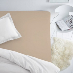 Satino audinio paklodė su guma, 70x140x15cm