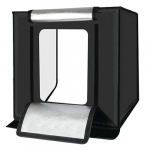 Fotografavimo dėžė su LED ap&scaron;vietimu, 40x40x40cm