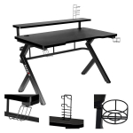 Žaidimų stalas Huzaro Hero 5.0 black