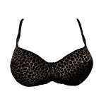 Liemenėlė moterims Juria, juoda