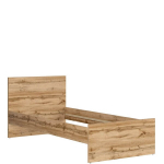 Lova BRW Nuis 90x200 cm, ruda