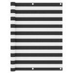 Balkono pertvara vidaXL 120x400 cm balta