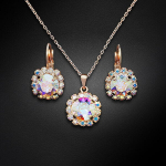 Papuo&scaron;alų rinkinys moterims DiamondSky Glory II Aurore Boreale su Swarovski kristalais