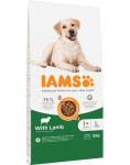 Iams For Vitality didelių veislių &scaron;unims su ėriena, 12 kg