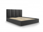 Lova Mazzini Beds Juniper 140x200cm, tamsiai pilka