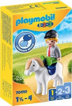 70410 PLAYMOBIL&reg; 1.2.3 Berniukas su poniu