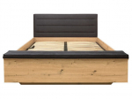 Lova Ostia 160/B, ruda/juoda