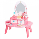 Medinis kosmetinis staliukas su veidrodžiu ir priedais Tooky Toy