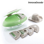 Choppie+ InnovaGoods 5-IN-1 daržovių tarka, žalia/pilka