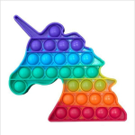 Silikoninis žaislas Pop it, vienaragis