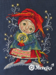 OEM kryželiu siuvinėjimo rinkinys "Kalėdinė &scaron;viesa", 15x20 cm