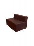 Sofa Wood Garden New Torino 117 Premium, tamsiai ruda