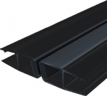 Sandarinimo juosta du&scaron;o kabinai Kerra UMAG4, juodas, 200 cm