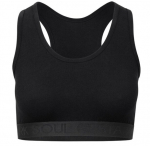 Medvilninė sportinė liemenėlė moterims Stark Soul Tender Cotton, juoda