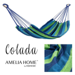 Hamakas Amelia Home Colada, žalias/mėlynas
