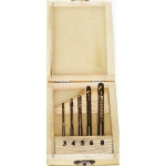 Frezavimo grąžtai Drel 3-8mm, 5vnt.