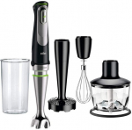 Rankinis Plakiklis - Braun MultiQuick 9 MQ9147X 1200 W, 600 L Stiklainis, 0.35 L Smulkintuvas, Juodas
