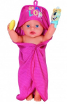 Baby Born vonios rinkinys lėlėms 43 cm, rožinis
