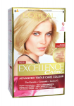 Ilgalaikiai plaukų dažai su trejopa apsauga L'Oreal Paris Excellence Creme 172 ml, Very Light Blonde