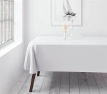 Stačiakampė staltiesė Restly Balta, 150x150