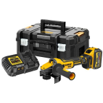 Akumuliatorinis kampinis &scaron;lifuoklis DeWalt DCG409T1-QW, 18V, su akumuliatoriumi