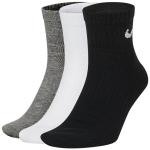 Nike Kojinės U Nk Ed Ltwt Ankle 3P 132 White Black Grey SX7677 964
