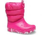 Crocs&trade; aulinukai mergaitėms Classic Neo Puff, rožiniai, 7683