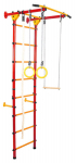 Sporto kompleksas: gimnastikos sienelė Junior Atlet Light 220x55 cm, raudona/geltona