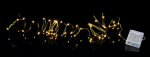 &Scaron;viesos grandinė "String 40 LED", varinė, 3,9 m, &scaron;viesos atstumas 10 cm, laikmatis (6 + 18 val. Ciklai), maitinamas baterijomis (3xAA, neįeina), IP20 12/96
