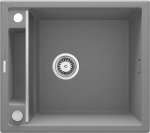 Deante granitinė virtuvinė plautuvė su magnetais Deante Magnetic ZRM S103, Metallic grey