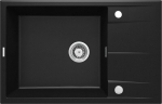 Deante granitinė virtuvinė plautuvė Deante Eridan ZQE N11B, Nero