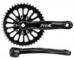 Priekinis žvaigždžių blokas ProX Cruiser Alu 1-speed 44T 170mm black