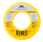 Tefloninė juosta PRO 20 m/19 mm/0,2 mm, 634117 RUBINETA