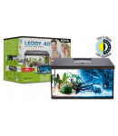 Dekoratyvinis akvariumas Aquael Leddy 40 Day&Night 2.0 25 L, juodas, su įranga