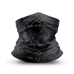 Kaklaskarė Pentagon Skiron Topographic Map black