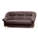 Sofa Aleksandra 3S N, tamsiai ruda