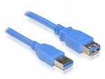 USB laikmena DELOCK 82540 USB 3.0 ilgintuvas, AM-AF, 3m, mėlyna spalva