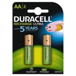 Elementai Duracell Rechargeable Accu Stay Charged 2500mAh HR6 AA (LR6), 2 vnt.