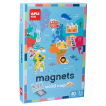 Apli Kids magnetinis žaidimas Pasaulio žemėlapis