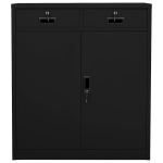 Biuro spintelė, 90x40x102cm, juoda