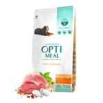 Optimeal&trade;. Visavertis sausas maistas didelių veislių &scaron;uniukams su kalakutiena, 12 kg.