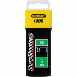 Kabės Stanley 1-TRA705T, 8mm 1000vnt G-tipas