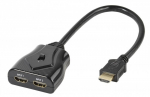 Adapteris Vivanco HDMI - HDMI, 0.35 m